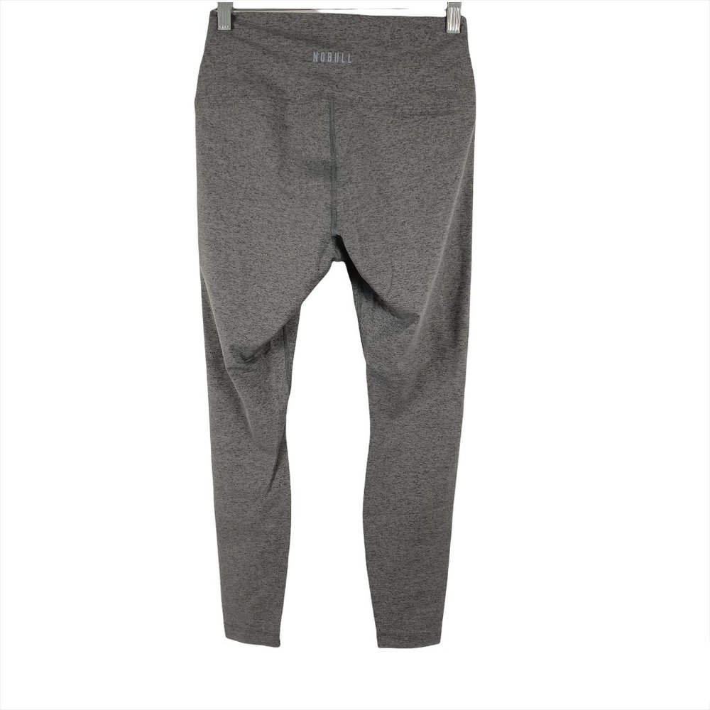 Nobull Leggings Gray Nylon Blend Athletic Women's Medium